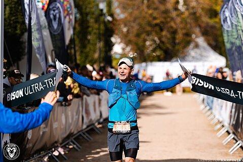 Krzysztof während Bison Ultra Trail 2025
