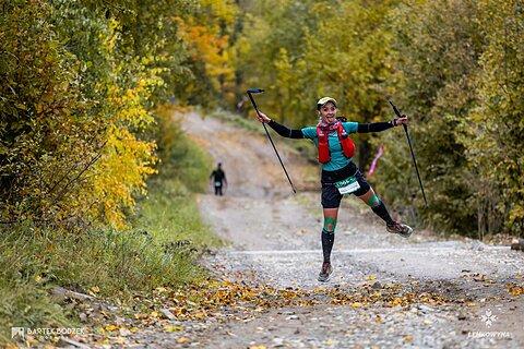 Sabina während Łemkowyna Ultra-Trail® 2025