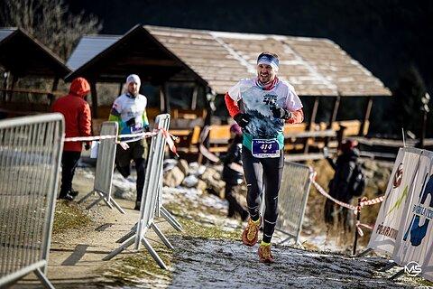 Piotr während Półmaraton Górski Orzeł 2025