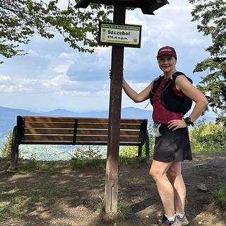 Katarzyna während Ultra-Trail® Małopolska 2025