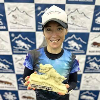 Małgorzata während Zimowy Maraton Bieszczadzki 2026