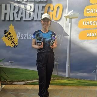 Małgorzata während Biegi Hrabiego 2026