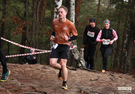 Jacek während Zimowe Biegi Górskie Falenica 2025