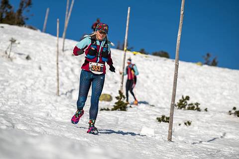 Marta während Zimowy Ultramaraton Karkonoski 2026