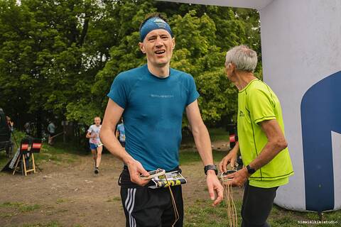 Marcin während Bieg na Ślężę 2026