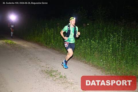 Michał während Sudecka 100 2026