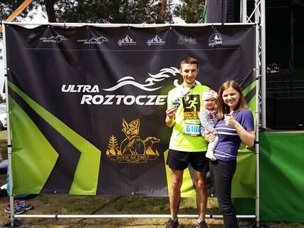 Michał während Roztocze Ultra Race 2019