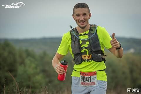 Michał während Roztocze Ultra Race 2020