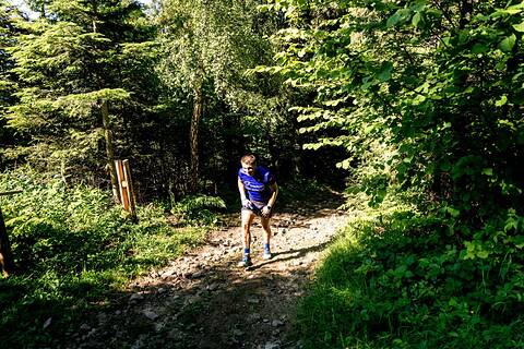 Michał während XRun - Ucieczka św. Kingi 2026