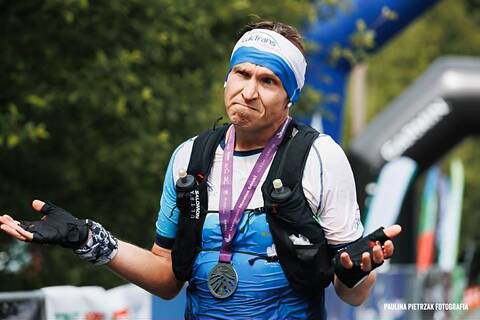 Paweł während Zawojski Festiwal Biegowy 2026